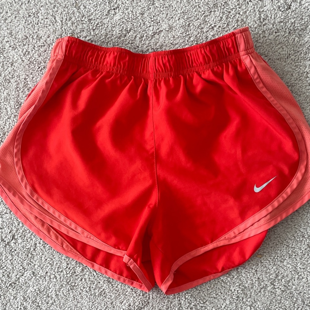 Nike Women's Vibrant Red Athletic Shorts